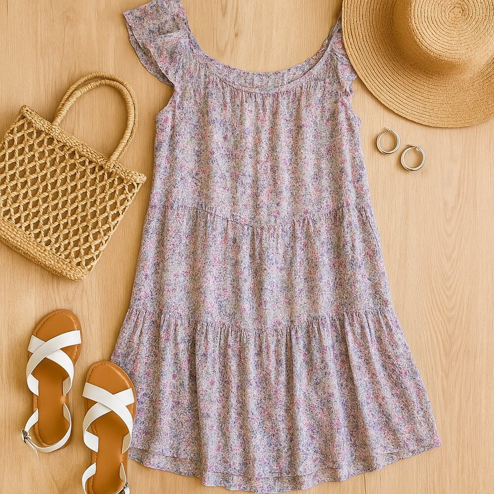 Altar'd State Babydoll Sundress, Women's M,  Floral  Fairy Core, Coquette, Boho